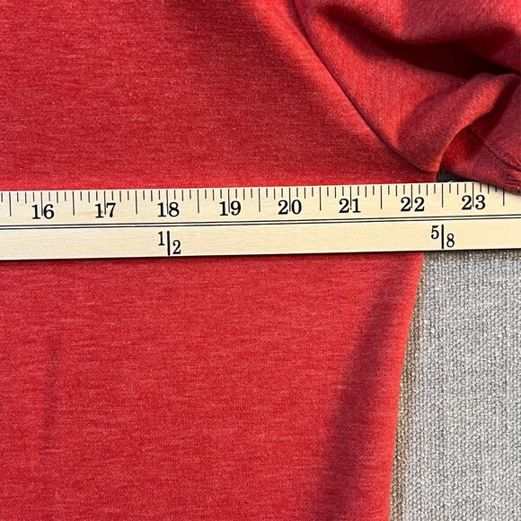 Lands' End Men's Classic Fit 4-Way Stretch Tee, Red, Size Large, Soft, Light - Picture 5 of 7